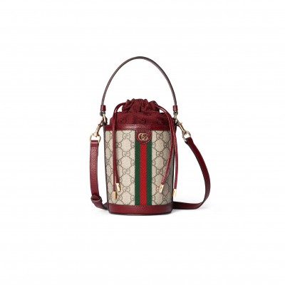 GUCCI OPHIDIA MINI BUCKET BAG ‎838462 (11.5*23*8cm)
